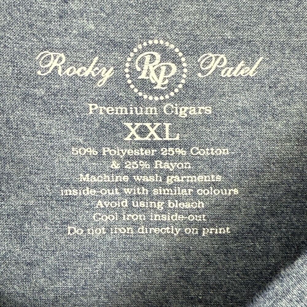 Rocky Patel 'Home Grown Heroes' T shirt 2XL Gray Short Sleeve - Picture 8 of 15